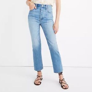 Madewell Petite Rigid Slim Demi-Boot Jeans Banter